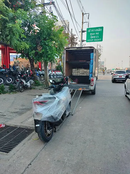 ส่งรถมอเตอร์ไซค์